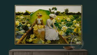 Ladies on Meadow | Turn Your TV Into Art | Vintage Art Slideshow For TV | 1Hr of 4K Paintings