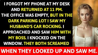 I Forgot My Phone At Work And Returned. In The Parking Lot, My Husband Was In The Car With My Boss.