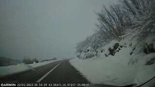 DRIVE #2424: Cista Provo-Aržano (Croatia) (timelapse 4x) *Read Description*