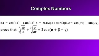 CN/AC5/P5 - Complex Numbers | Class A | Category 5 | Problem 5