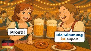 10 German Conversations for Beginners (A1–A2) | Real-Life Useful German Dialogues for Oktoberfest