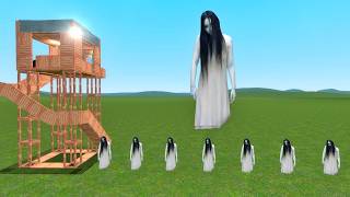 Scary Kayako Vs Towers In Garry's Mod