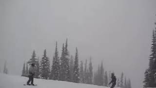 Snowboarding at Sun Peaks Mountain