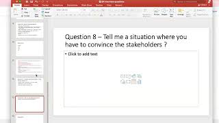 Business Analyst Training Day 9-Conflict with Stakeholders ? Career Goals / Strength / Weakness ?