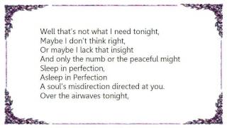 Augie March - Asleep in Perfection Lyrics