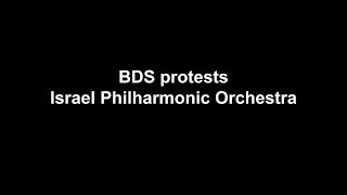 Liberate Art reporting on Israel Philharmonic Orchestra protest