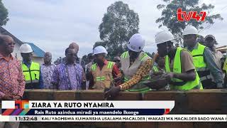 Rais Ruto azindua miradi ya maendelo Ikonge, Nyamira; wakazi waridhia ziara yake