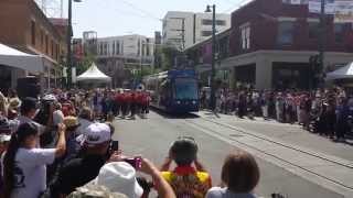 Tucson Streetcar Ribbon Cutting Launch on Congress St. (July 25, 2014)