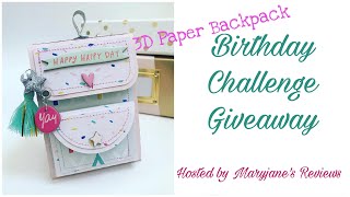 Check out Maryjane's Review's Challenge Giveaway!
