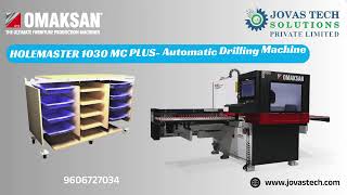 JOVAS TECH || HOLEMASTER 1030 MC PLUS – Automatic Drilling Machine With Router #drilling #boring