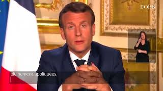COVID-19 : Emmanuel Macron annonçait le prolongement du confinement jusqu'au 11 mai 2020