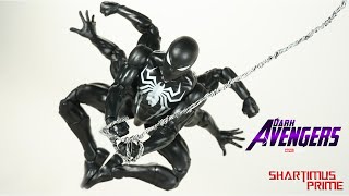 Marvel Legends Dark Avengers Spider-Man Ai Aepec Executioner BAF Wave Action Figure Review