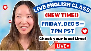 Learn English LIVE 🗣️🇺🇸 Improve Your Listening & Speaking Practice (NEW TIME!)