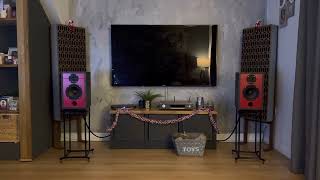 Audiolab dc blocker. Russell K red 100