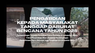 PKM Tanggap Darurat Bencana Tahun 2025