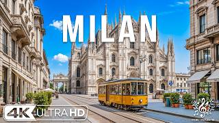 Milan, Italy 4K – Duomo di Milano, Elegant Streets & Timeless Italian Style