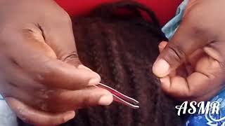 Dandruff scratching ✨ Let's scratch out dandruff #dadruffscratch #vlogmas 