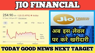 jiofin share latest news today || jiofin share next target 
