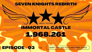 🔥 F2P HIGH SCORE 1.9M!! RACHEL CASTLE RUSH on WEDNESDAY | Seven Knights Rebirth