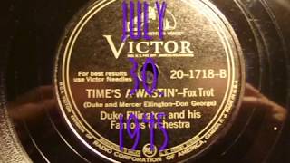 78rpm: Time's A-Wastin' - Duke Ellington and his Orchestra, 1945 - Victor 20-1718