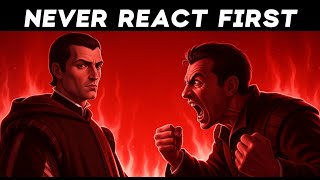 "NEVER REACT FIRST – THE SILENT LAW OF POWER THEY DON'T WANT YOU TO KNOW" | MACHAVELLIAN SPEECH