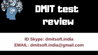 DMIT test reviews | Review about DMIT software Center
