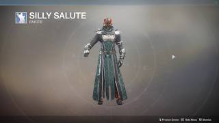 Destiny 2 Rimmer "Silly salute"