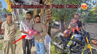 Meri Business ka Pehla Order 😊😇 My first Moto vlog As Delivery boy 😍 By kashur boi