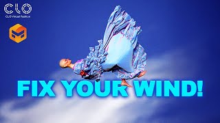 CLO3D Wind Controller Tutorial | Master Drapes & High-Level Simulation for Blender, C4D & Unreal