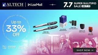 7.7 Sale! Up to 33% Off on our LazMall Store. Altech Autogate,Your key to Automation #altech #lazada