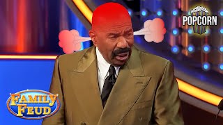 Steve Harvey LOOSES It During These Rounds! | Family Feud