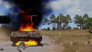 Real war simulation game, Arma Three, gameplay.