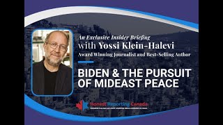 HRC Webinar with Yossi Klein-Halevi: Biden and The Pursuit of Mideast Peace
