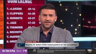 Rudy Gobert tested positive for coronavirus | NBA GameTime LIVE Reactions