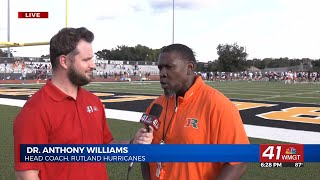 41NBC's Justin Dierkes was live with Dr. Anthony Williams, Head Coach for the Rutland Hurricanes, at