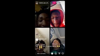 Badkid Mykel on ig Live With 4kt members & Los Da Savage NBA Youngboy Gang
