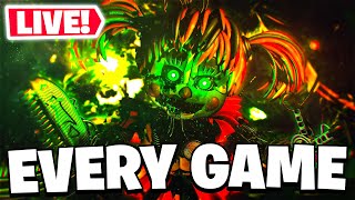 BEATING EVERY FIVE NIGHTS AT FREDDY'S GAME FOR THE FIRST TIME LIVE!