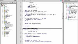 Modifying a list of records - INPUT ARRAY code example
