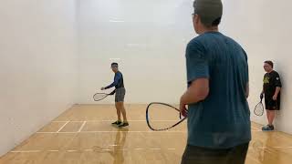 Racquetball Doubles Quarterfinals Tiebreaker Bradford/Sharath vs. Lamakul/Bittner (Game 3/3)