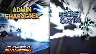 [SECRET] NEW WHITEBEARD ADMIN CHARACTER LEAKED | The Strongest Battlegrounds
