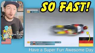 CLUELESS AMERICAN Reacts to Max Langenhan’s Gold Medal Run! Winter Olympics 2026