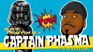 Art Monkey Oliver Banks draws Captain Phasma Episode 1