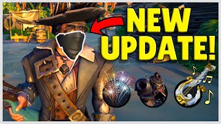 New Update Showcase! Season 5! Fireworks, New Shanties, Barbossa Outfit & More! - Sea of Thieves!