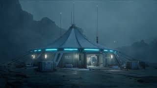 Cold Desert Exoplanet with Twin Suns | UNSC Hub 34 Sci-Fi Ambience for Sleep, Study, Relaxation