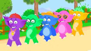 Ek Mota Hathi | एक मोटा हाथी | Fun with Kidzy | Hindi Rhymes