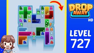 Drop Away Level 727 Solution Walkthrough