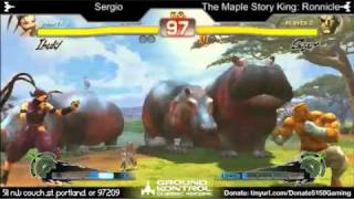 Sergio vs The Maple Story King Losers top 8 side!!