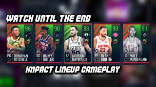 *Crazy Ending* Impact lineup Gameplay in NBA live mobile