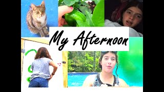Vlog | Afternoon w/ Gracie- Painting, Pool, YouTube, Etc.