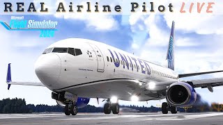 Jacskon Hole | PMDG 737-800NG in MSFS 2024 | Pre-Release | Real Probationary Pilot | | #boeing